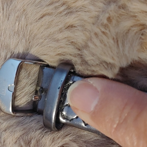 Vintage Wayne Clark Quartz Square Face Watch with Crystals and Leather Strap - Picture 12 of 13